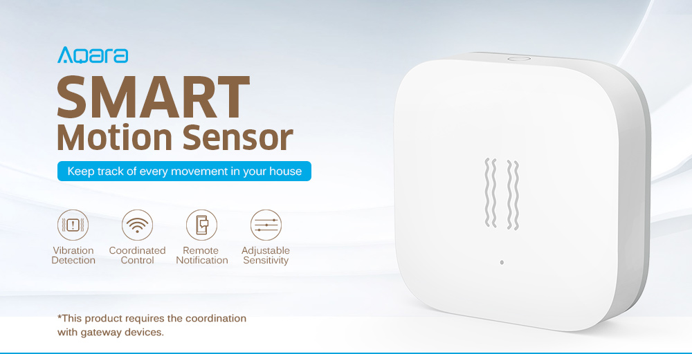 Aqara Smart Vibration Sensor for Home Safety International Edition - White