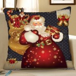 Christmas Digital Printing Square Pillow Case Sofa Cushion Cover