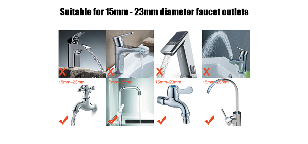 Household Kitchen Shower with Adjustable Valve for Faucet 